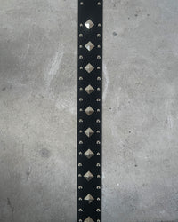 Stud view of REMILIA CORPORATION — Western Buckle Belt | Full Grain Italian Leather in black