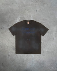 Front view of AVANT ART TERRORIST — T-Shirt | Combed Cotton in faded black